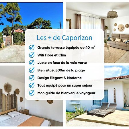Caporizon-Villa Courant-Terrasse-Proche Plage Mimizan Esterno foto